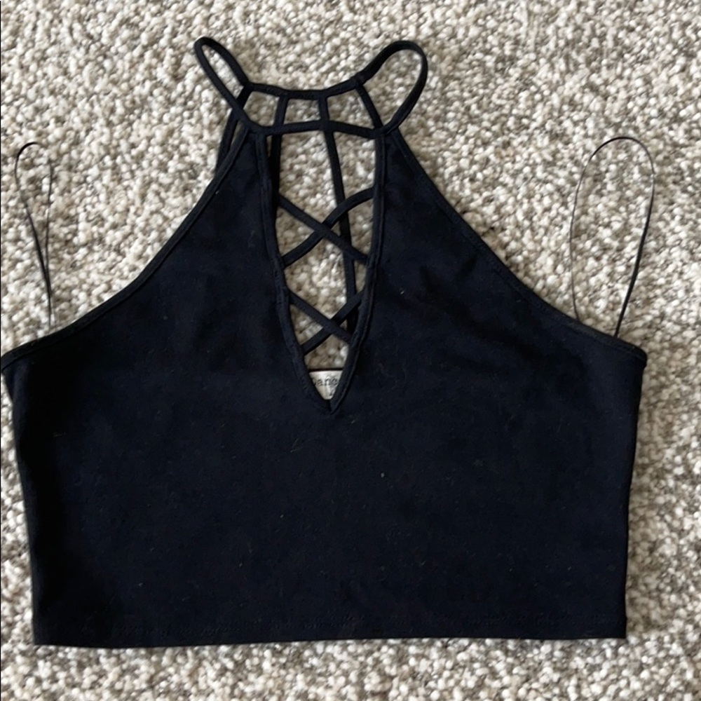 Black cross front crop great condition